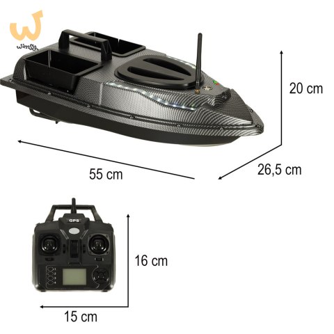 Łódka zanętowa zdalnie sterowana łódź GPS Flytec V900 5,4 km/h 1,5 kg Łódka zanętowa zdalnie sterowana łódź GPS Flytec V900 5,4 km/h 1,5 kg