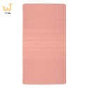 Mata fitness do ćwiczeń jogi gruba 185x83x1,5 cm różowa