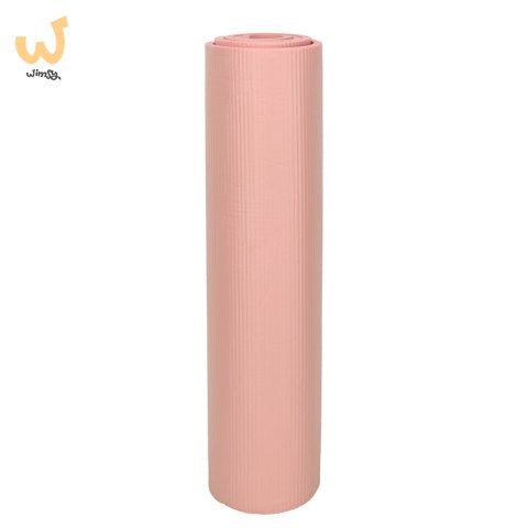 Mata fitness do ćwiczeń jogi gruba 185x83x1,5 cm różowa Mata fitness do ćwiczeń jogi gruba 185x83x1,5 cm różowa