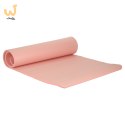 Mata fitness do ćwiczeń jogi gruba 185x83x1,5 cm różowa
