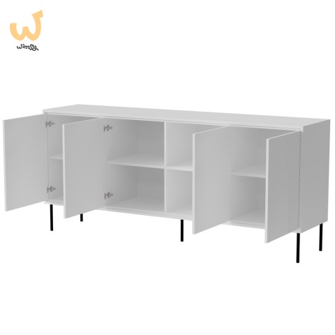 Komoda 4D ABI 200x45x88 biały mat Komoda 4D ABI 200x45x88 biały mat