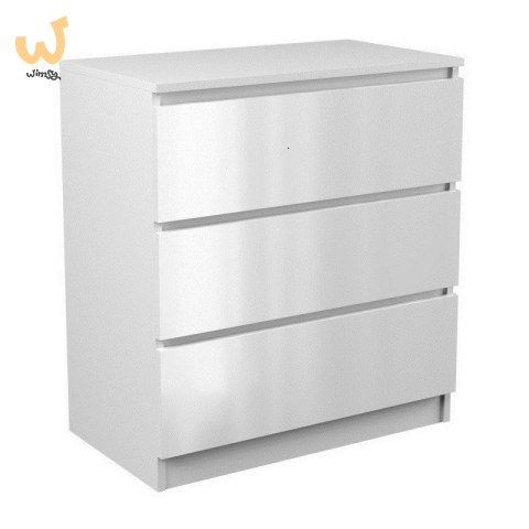M3 MALWA KOMODA 3 SZUFLADY BIAŁY POŁYSK M3 MALWA KOMODA 3 SZUFLADY BIAŁY POŁYSK
