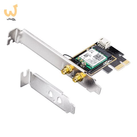 Karta sieciowa CUDY WE3000 AX5400 Wi-Fi 6 + BT 5.2 Intel AX210 PCIe Karta sieciowa CUDY WE3000 AX5400 Wi-Fi 6 + BT 5.2 Intel AX210 PCIe