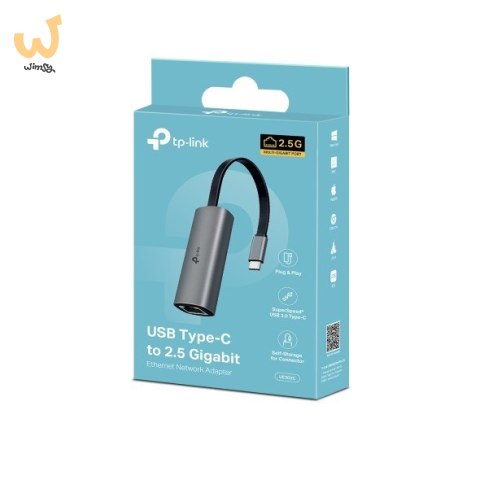 Karta sieciowa TP-LINK UE302C USB Type-C to 2.5 Gigabit Ethernet Network Adapter Karta sieciowa TP-LINK UE302C USB Type-C to 2.5 Gigabit Ethernet Network Adapter