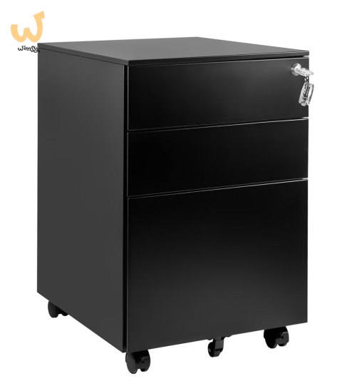 Kontener metalowy z zamkiem XD-040-3 Czarny Kontener metalowy z zamkiem XD-040-3 Czarny