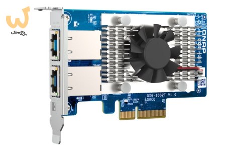 Qnap QXG-10G2T, 2x 10GbE, PCIe Gen3 x4, Low-profile Qnap QXG-10G2T, 2x 10GbE, PCIe Gen3 x4, Low-profile