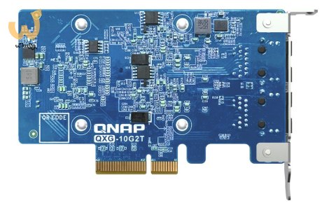 Qnap QXG-10G2T, 2x 10GbE, PCIe Gen3 x4, Low-profile Qnap QXG-10G2T, 2x 10GbE, PCIe Gen3 x4, Low-profile