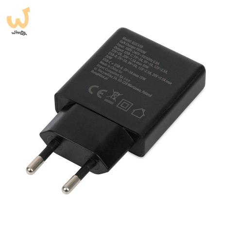 IBOX ŁADOWARKA UNIWERSALNA C-43 GAN PD30W SLIM USB A+C BLACK IBOX ŁADOWARKA UNIWERSALNA C-43 GAN PD30W SLIM USB A+C BLACK