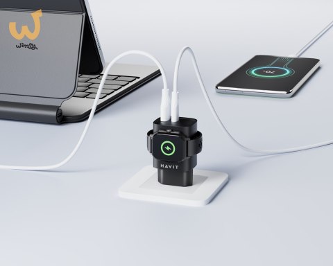 Ładowarka Havit USB-C+USB-A UC132 EU Ładowarka Havit USB-C+USB-A UC132 EU