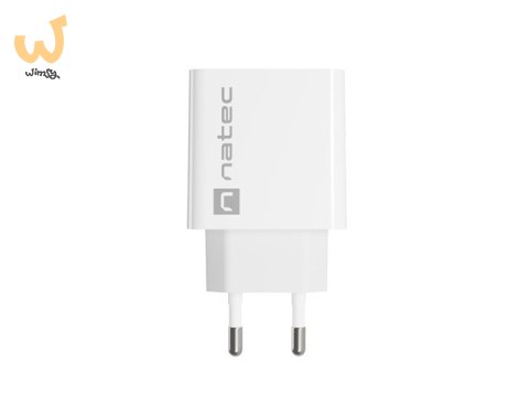 NATEC ŁADOWARKA SIECIOWA RIBERA USB-A + USB-C 20W POWER DELIVERY BIAŁA NUC-2061 NATEC ŁADOWARKA SIECIOWA RIBERA USB-A + USB-C 20W POWER DELIVERY BIAŁA NUC-2061