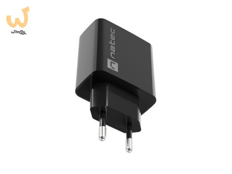 NATEC ŁADOWARKA SIECIOWA RIBERA USB-C 20W POWER DELIVERY CZARNA NUC-2060 NATEC ŁADOWARKA SIECIOWA RIBERA USB-C 20W POWER DELIVERY CZARNA NUC-2060