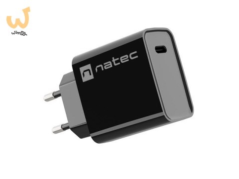 NATEC ŁADOWARKA SIECIOWA RIBERA USB-C 20W POWER DELIVERY CZARNA NUC-2060 NATEC ŁADOWARKA SIECIOWA RIBERA USB-C 20W POWER DELIVERY CZARNA NUC-2060