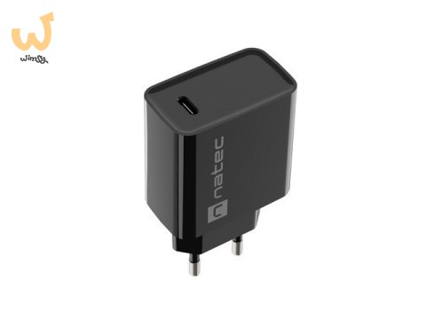 NATEC ŁADOWARKA SIECIOWA RIBERA USB-C 20W POWER DELIVERY CZARNA NUC-2060 NATEC ŁADOWARKA SIECIOWA RIBERA USB-C 20W POWER DELIVERY CZARNA NUC-2060