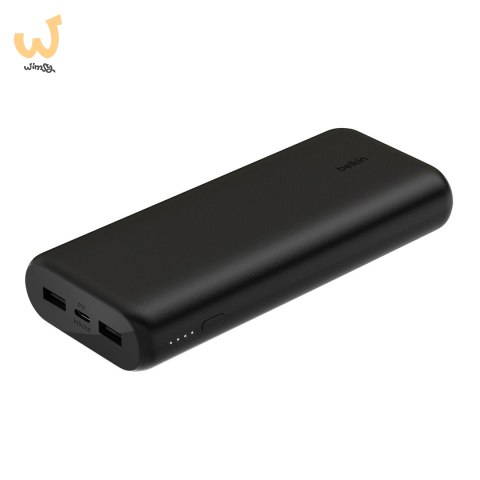 Powerbank Belkin BoostCharge 3-Port Compact Power Bank 20K with PD 20W 2xUSB-A + 1xUSB-C 20000mAh 20W Black Powerbank Belkin BoostCharge 3-Port Compact Power Bank 20K with PD 20W 2xUSB-A + 1xUSB-C 20000mAh 20W Black