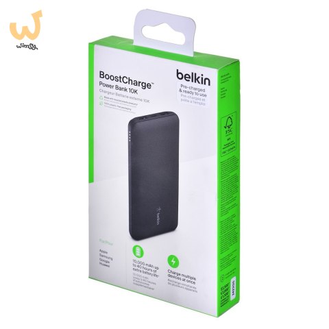Powerbank Belkin BoostCharge Power Bank 10K 2xUSB-A + 1xUSB-C 10000mAh 15W Black Powerbank Belkin BoostCharge Power Bank 10K 2xUSB-A + 1xUSB-C 10000mAh 15W Black
