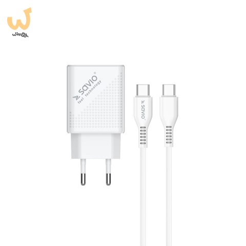 SAVIO ŁADOWARKA SIECIOWA USB QUICK CHARGE POWER DELIVERY 3.0 18W 1M CABLE LA-05 SAVIO ŁADOWARKA SIECIOWA USB QUICK CHARGE POWER DELIVERY 3.0 18W 1M CABLE LA-05