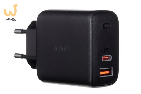 AUKEY PA-B3 BLACK ŁADOWARKA SIECIOWA 65W 2XUSB-C AUKEY PA-B3 BLACK ŁADOWARKA SIECIOWA 65W 2XUSB-C