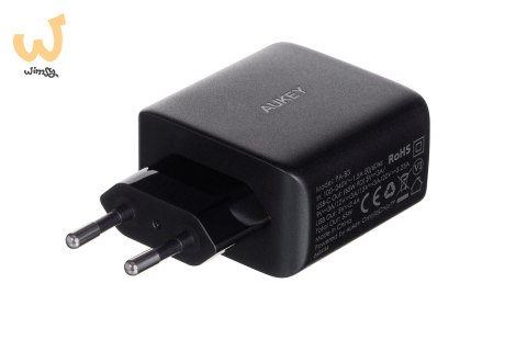 AUKEY PA-B3 BLACK ŁADOWARKA SIECIOWA 65W 2XUSB-C AUKEY PA-B3 BLACK ŁADOWARKA SIECIOWA 65W 2XUSB-C