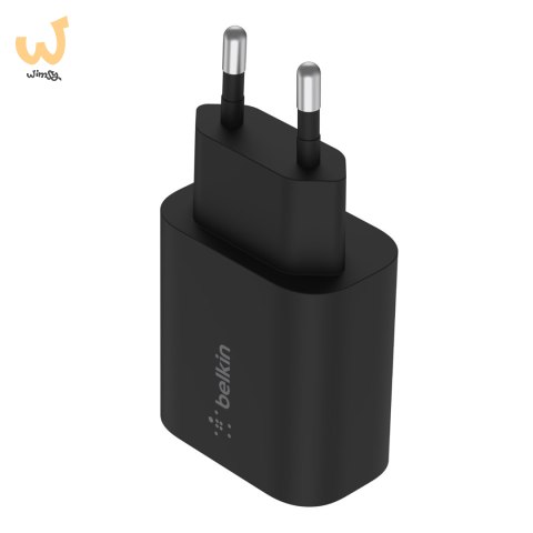 BELKIN WALL CHARGER 25W PD PPS, BLACK - UNIVERSAL BELKIN WALL CHARGER 25W PD PPS, BLACK - UNIVERSAL