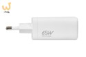 ŁADOWARKA SIECIOWA I-BOX C-65 GAN PD65W KABEL, BIAŁA