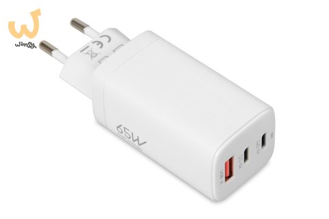 ŁADOWARKA SIECIOWA I-BOX C-65 GAN PD65W KABEL, BIAŁA ŁADOWARKA SIECIOWA I-BOX C-65 GAN PD65W KABEL, BIAŁA