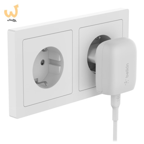 Ładowarka Belkin BoostCharge USB-C PD 3.1 PPS Wall Charger 20W + USB-C to Lightning Cable 1m White Ładowarka Belkin BoostCharge USB-C PD 3.1 PPS Wall Charger 20W + USB-C to Lightning Cable 1m White