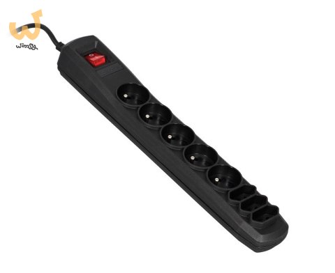 Listwa przeciwprzepięciowa Activejet APN-8g/5m-BK (3 x Typ C, 5 x UTE; 10 A; 5m; kolor czarny) Listwa przeciwprzepięciowa Activejet APN-8g/5m-BK (3 x Typ C, 5 x UTE; 10 A; 5m; kolor czarny)
