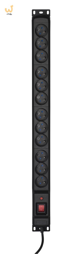 Listwa przeciwprzepięciowa Activejet COMBO/12gn/3m/cz (12 x UTE; 10 A (2500 W); 3m; kolor czarny) Listwa przeciwprzepięciowa Activejet COMBO/12gn/3m/cz (12 x UTE; 10 A (2500 W); 3m; kolor czarny)