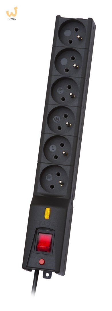 Listwa zasilająca Lestar LX 610 G-A K.:CZ 1,5M (6 x UTE; 10 A; 1,5m; kolor czarny) Listwa zasilająca Lestar LX 610 G-A K.:CZ 1,5M (6 x UTE; 10 A; 1,5m; kolor czarny)