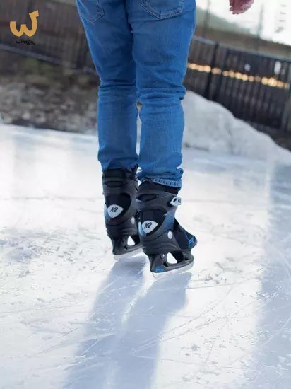 Łyżwy męskie K2 F.I.T. ICE PRO black/blue 40.5 Łyżwy męskie K2 F.I.T. ICE PRO black/blue 40.5