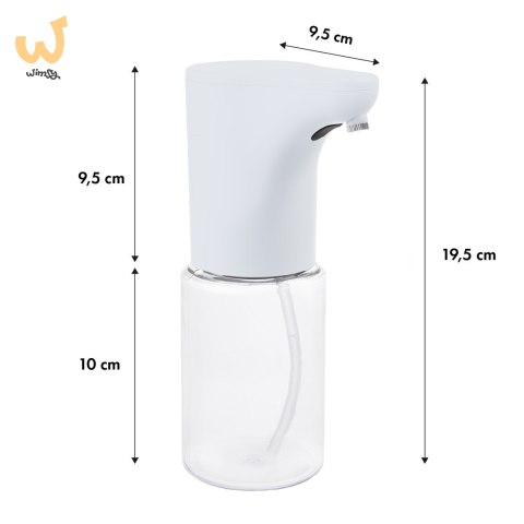 PROMEDIX BEZDOTYKOWY DOZOWNIK, POJEMNIK DYSPENSER DO PŁYNNYCH MYDEŁ, PŁYNÓW DEZYNFEKUJĄCYCH, 300ML, 4XAA, BIAŁY PR-540 W PROMEDIX BEZDOTYKOWY DOZOWNIK, POJEMNIK DYSPENSER DO PŁYNNYCH MYDEŁ, PŁYNÓW DEZYNFEKUJĄCYCH, 300ML, 4XAA, BIAŁY PR-540 W