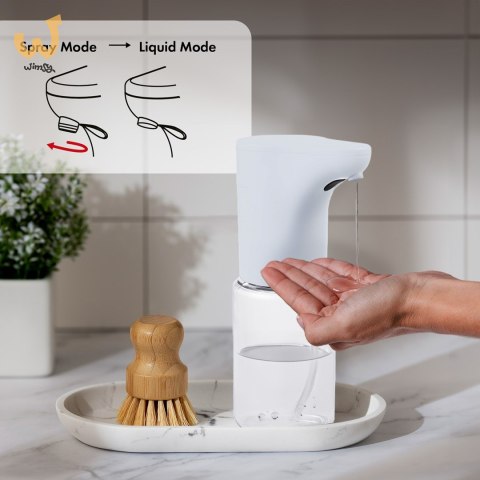 PROMEDIX BEZDOTYKOWY DOZOWNIK, POJEMNIK DYSPENSER DO PŁYNNYCH MYDEŁ, PŁYNÓW DEZYNFEKUJĄCYCH, 300ML, 4XAA, BIAŁY PR-540 W PROMEDIX BEZDOTYKOWY DOZOWNIK, POJEMNIK DYSPENSER DO PŁYNNYCH MYDEŁ, PŁYNÓW DEZYNFEKUJĄCYCH, 300ML, 4XAA, BIAŁY PR-540 W