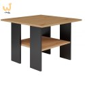 Stolik MODERNA 60x60xH45 dąb artisan/czarny