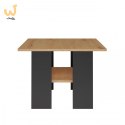 Stolik MODERNA 60x60xH45 dąb artisan/czarny