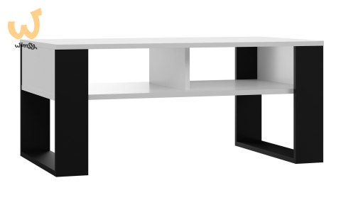 Stolik ława MODERN 2P 90x58xH50 biały/czarny Stolik ława MODERN 2P 90x58xH50 biały/czarny