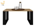 Stolik ława MODERN 90x58xH50 artisan/czarny