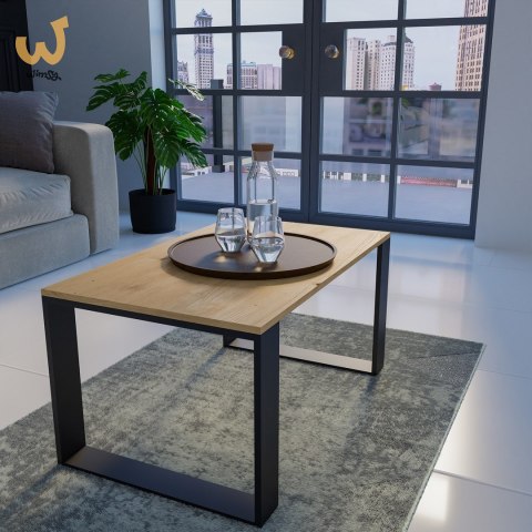 Stolik ława MODERN 90x58xH50 artisan/czarny Stolik ława MODERN 90x58xH50 artisan/czarny