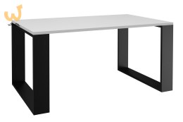 Stolik ława MODERN 90x58xH50 biały/czarny