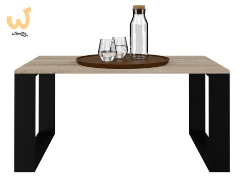 Stolik ława MODERN 90x58xH50 sonoma/czarny Stolik ława MODERN 90x58xH50 sonoma/czarny