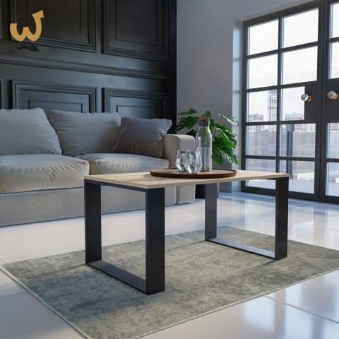 Stolik ława MODERN 90x58xH50 sonoma/czarny Stolik ława MODERN 90x58xH50 sonoma/czarny