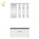 Garderoba PARMA 100x35xH180 biel