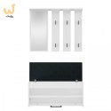 Garderoba PARMA 100x35xH180 biel