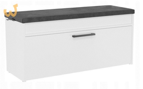 Szafka na buty ze schowkiem PARMA 100x35xH49 biel