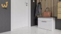 Szafka na buty ze schowkiem PARMA MINI 60x35xH49 biel