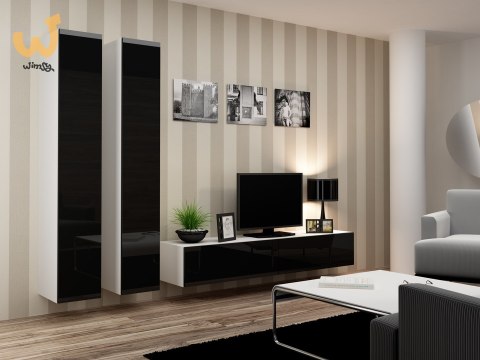 Zestaw VIGO 4 biały/czarny połysk Zestaw VIGO 4 biały/czarny połysk