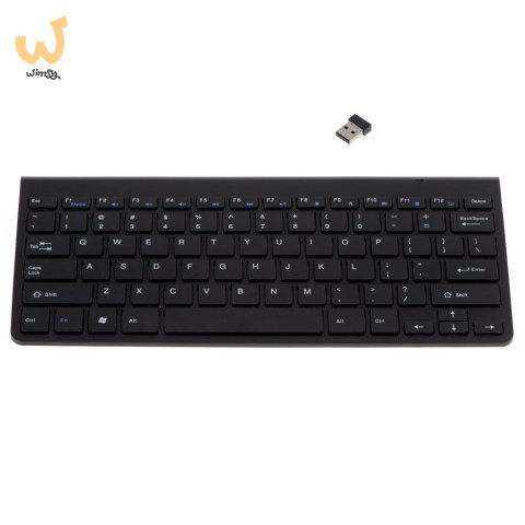Klawiatura bezprzewodowa bluetooth Smart TV czarna Klawiatura bezprzewodowa bluetooth Smart TV czarna