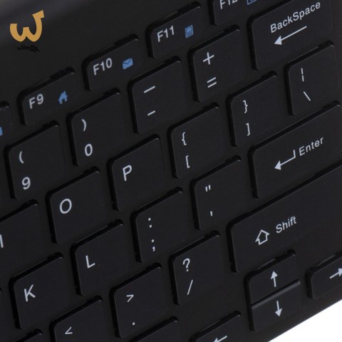 Klawiatura bezprzewodowa bluetooth Smart TV czarna Klawiatura bezprzewodowa bluetooth Smart TV czarna