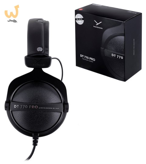 Beyerdynamic DT 770 PRO 80 OHM BLACK LIMITED EDITION - Słuchawki studyjne zamknięte Beyerdynamic DT 770 PRO 80 OHM BLACK LIMITED EDITION - Słuchawki studyjne zamknięte