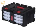 Skrzynia narzędziowa z 3 organizerami Stack n Roll