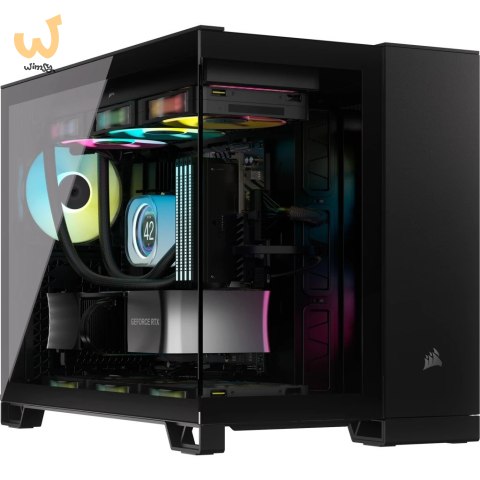 2500X Tempered Glass mATX Mid-Tower, Black 2500X Tempered Glass mATX Mid-Tower, Black